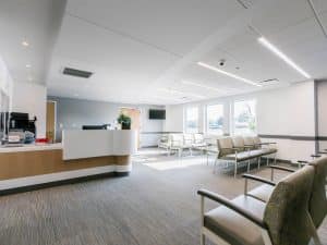 NOTICIA Chairs Arranged In Hospital Waiting Room